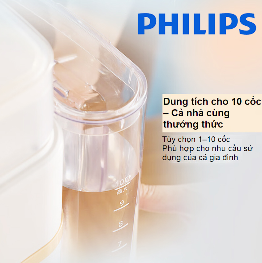 HÀNG CHÍNH HÃNG - Máy pha cà phê Drip nhỏ giọt, thương hiệu Hà Lan cao cấp Philips Morgen HD7781/90