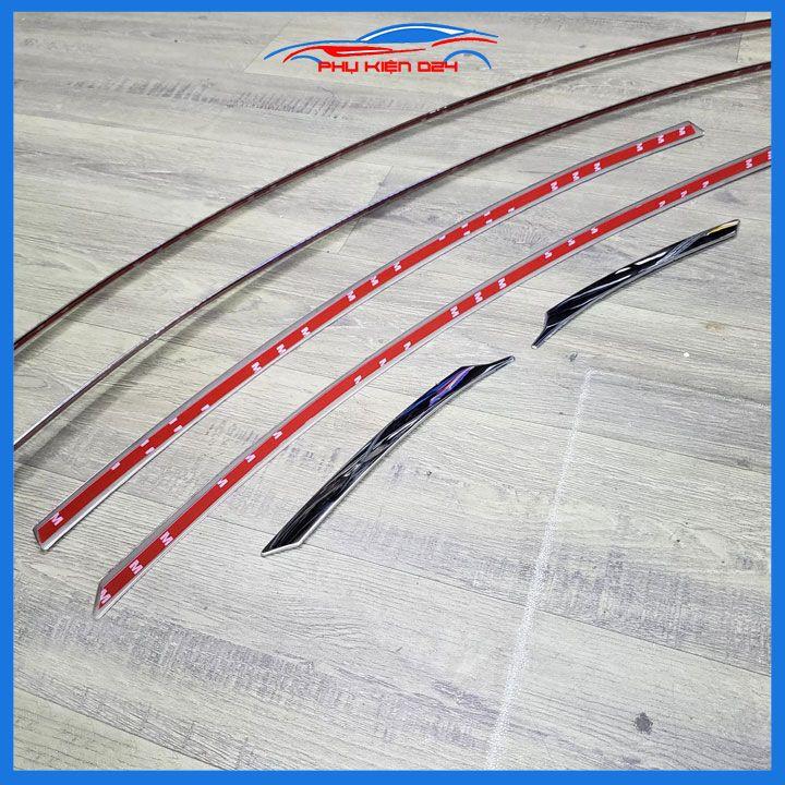 Bộ nẹp viền cong kính Inox Cho Mazda CX-30 CX30 2021-2022-2023