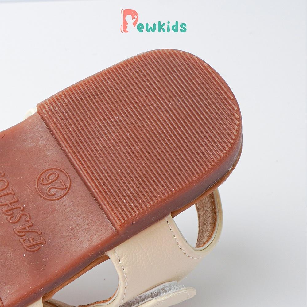 Sandal cho bé Dewkids thiết kế dây đan chéo thoáng khí, chất liệu da mềm mại - TD012