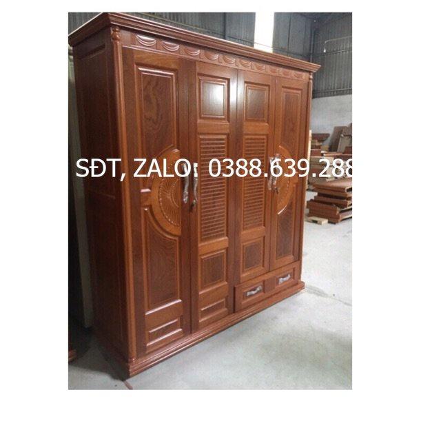 Tủ quần áo gỗ xoan