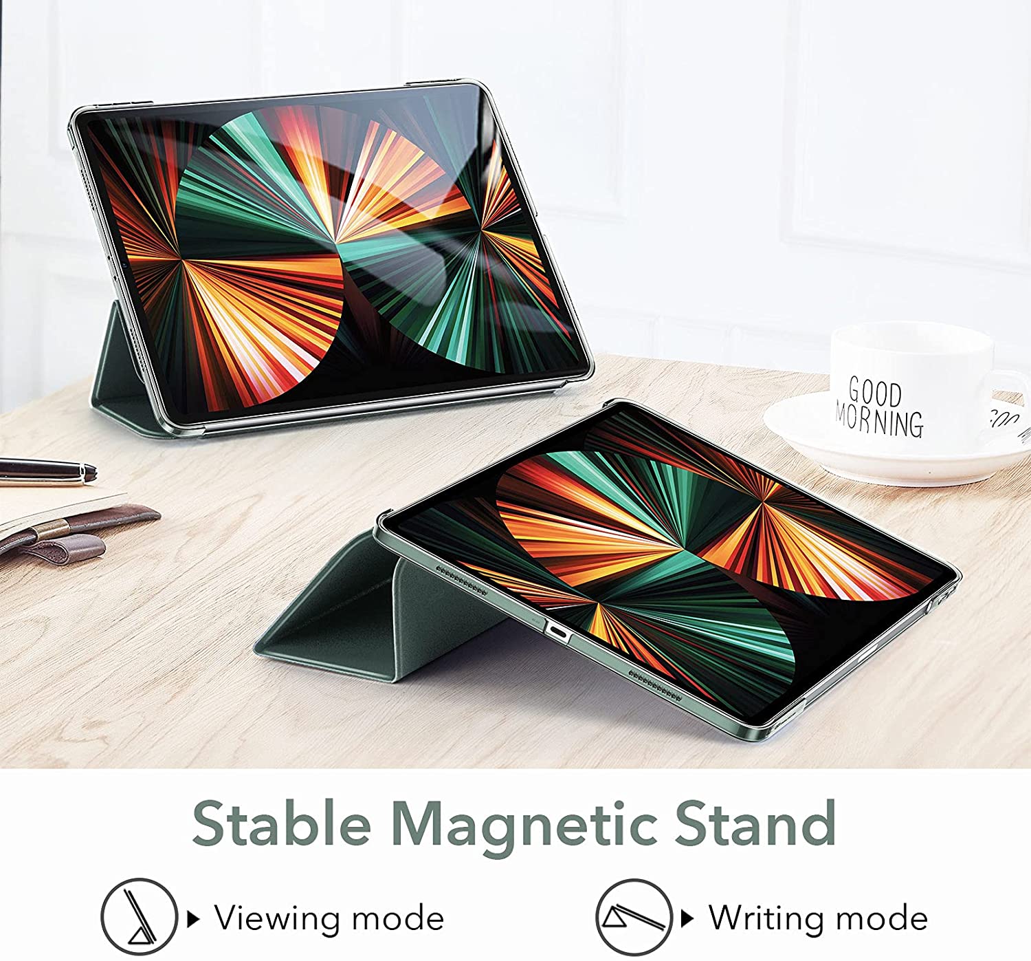 Bao Da Dành Cho iPad Pro 11 inch 2021/2022 và iPad Pro 12.9 inch 2021/2022 ESR Ascend Trifold Hard Case - Hàng Nhập Khẩu