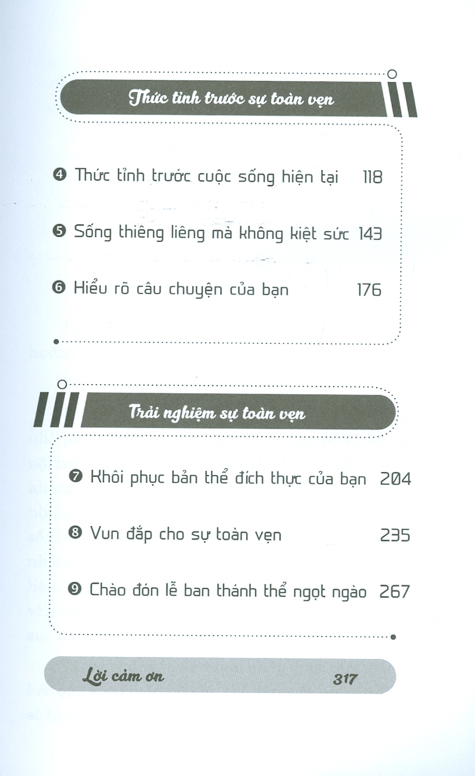 SỐNG TOÀN TÂM