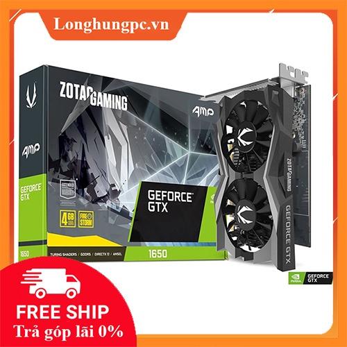 VGA Zotac Gaming GeForce GTX 1650 AMP Core 4GB (4GB GDDR6, 128-bit, HDMI +DP)