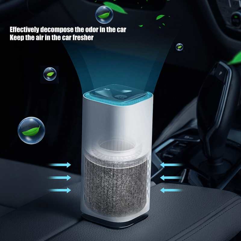 Máy lọc không khí mini Home Car Mini Air Purifier Cleaner Mute Negative Ion Filter