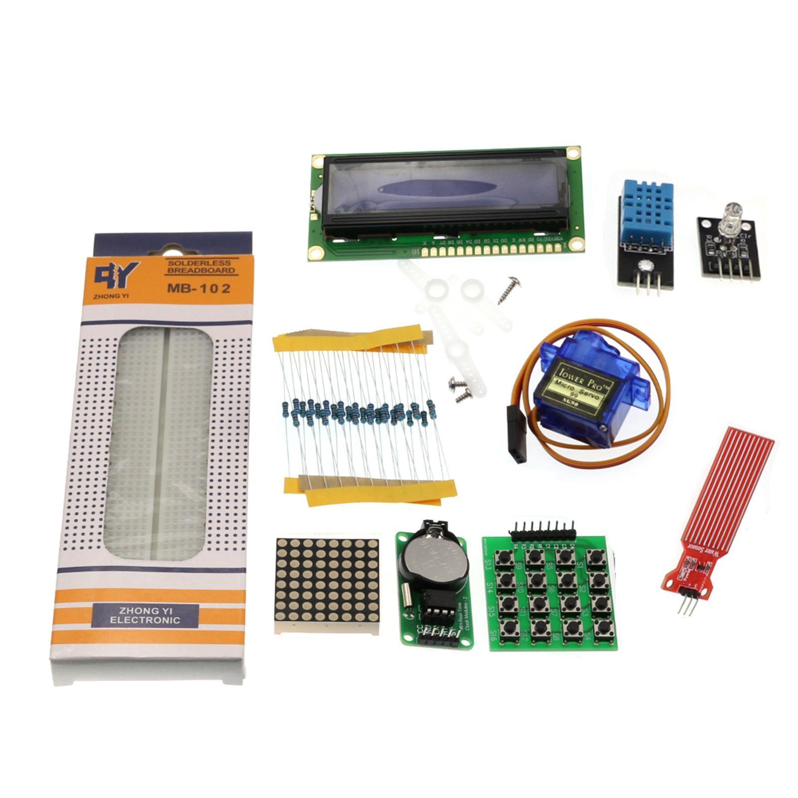 Mega 2560 Project The Most Complete Ultimate Starter Kit Compatible with MEGA 2560 R3 Controller Board, LCD 1602, Servo, Stepper Motor