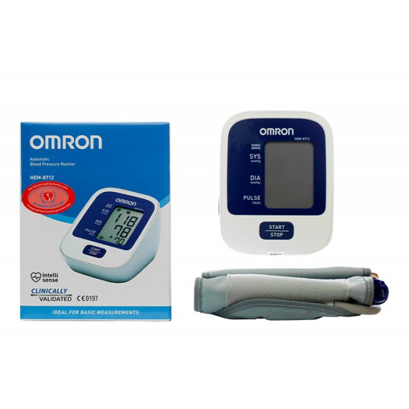Máy đo huyết áp bắp tay OMRON HEM 7121 công nghệ Intellisense mới tự động hoàn toàn (NHẬT)
