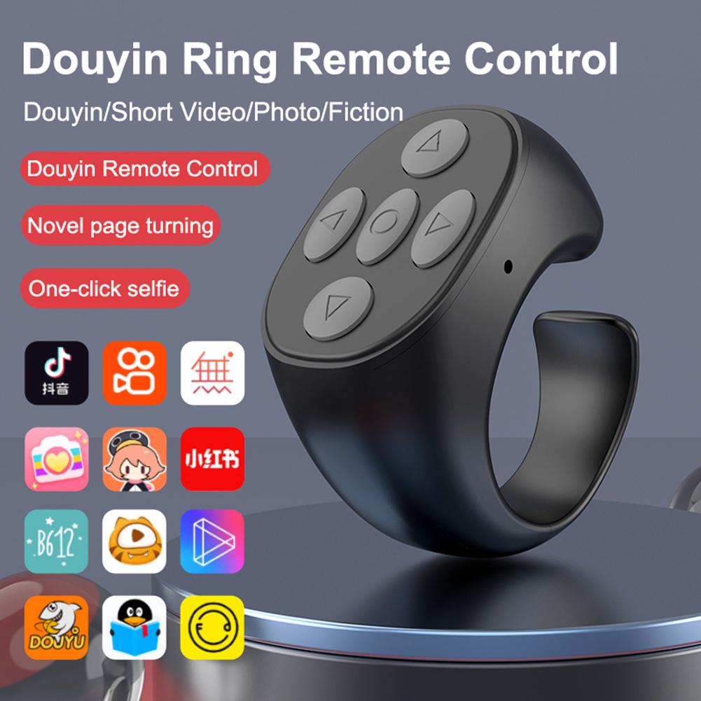 1PC Nút điều khiển từ xa tương thích Bluetooth không dây