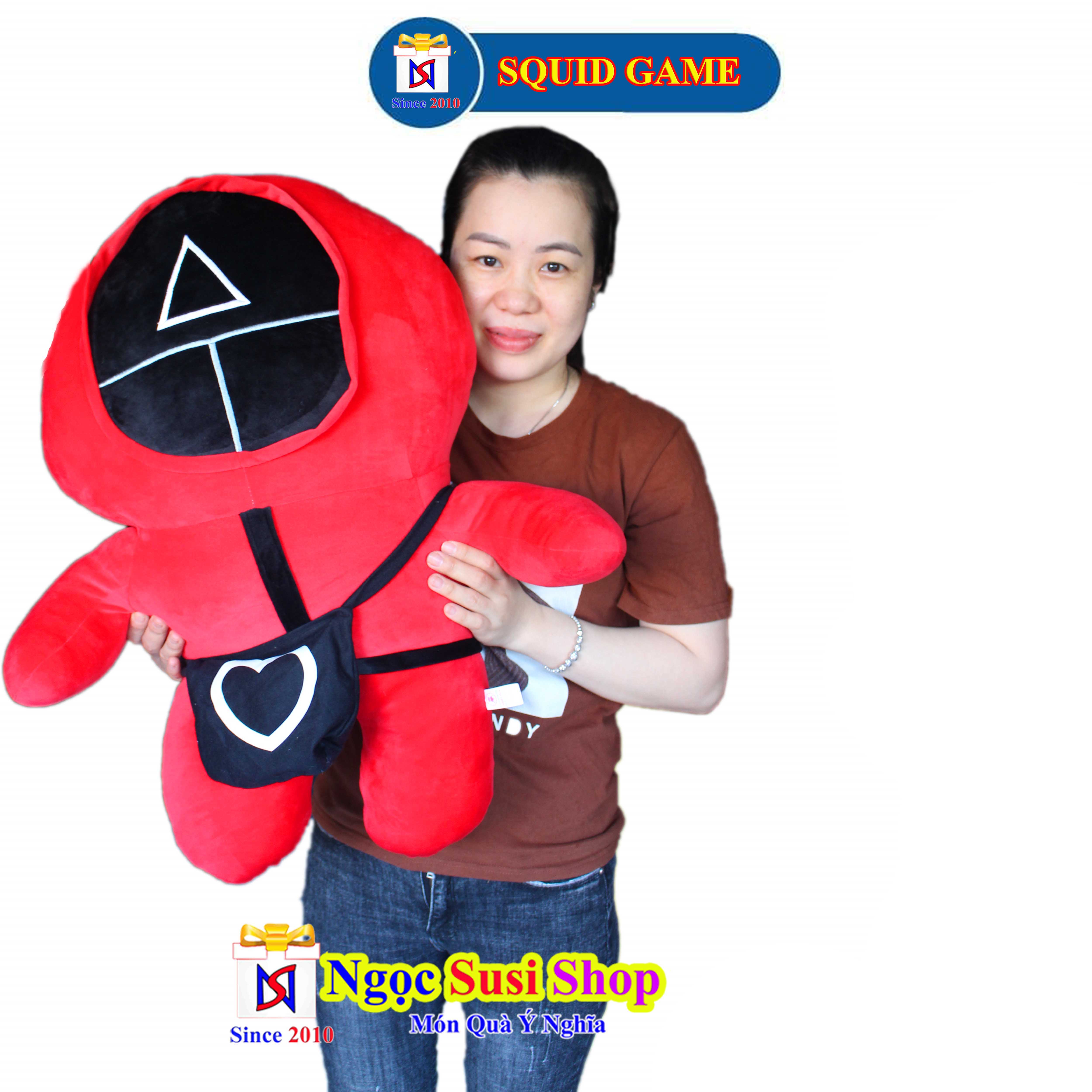 GỐI ÔM SQUID GAME SIÊU TO NHỒI BÔNG