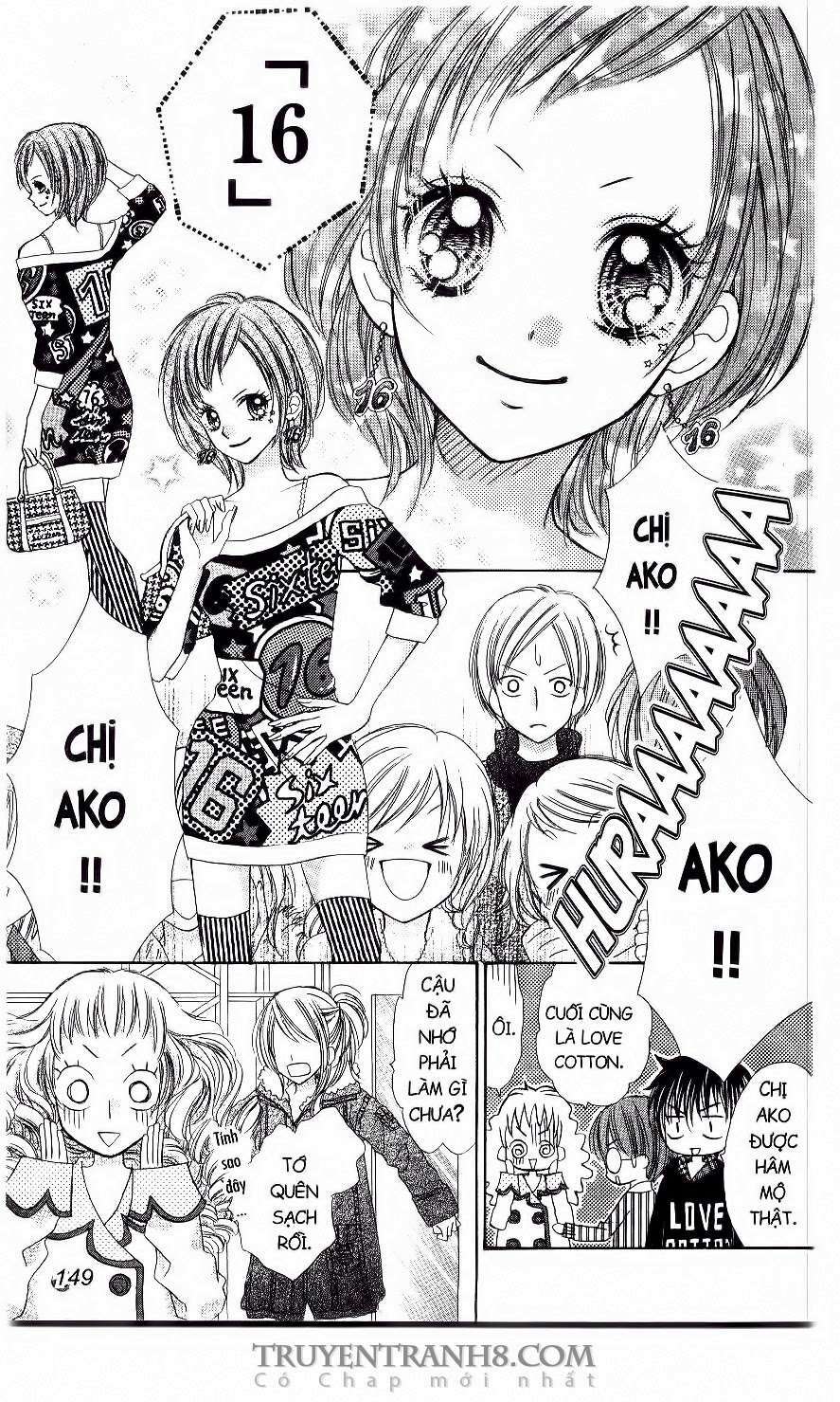 tiệm thời trang, love cotton chapter 18 6