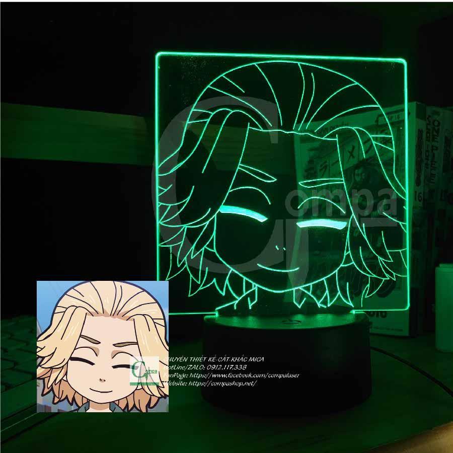 Đèn Ngủ ANIME LED 3D Tokyo Revengers Manjiro Sano Mikey Type 13 ATKR0113 16 MÀU TÙY CHỈNH COMPASHOP