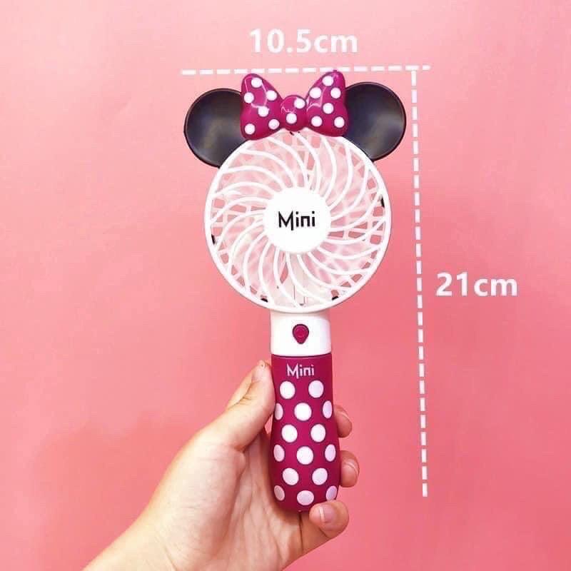 Quạt mini cầm tay Mickey cute