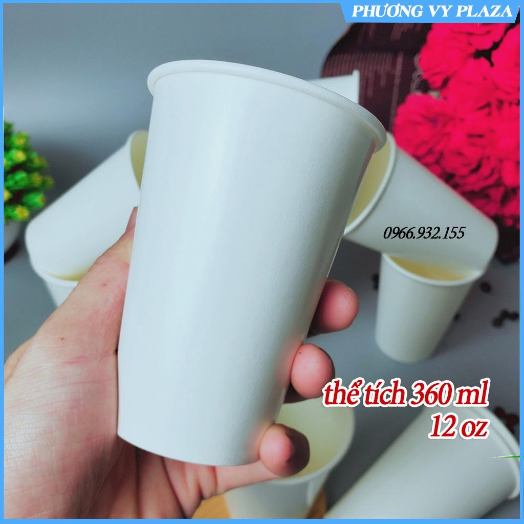 50 cốc giấy 360ml size 12OZ cao cấp hàn quốc