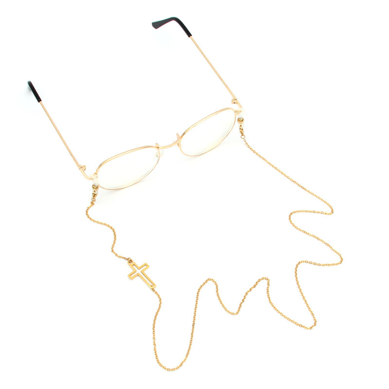 Dây đeo gọng kính chữ thập cá tính phong cách retro Âu Mỹ