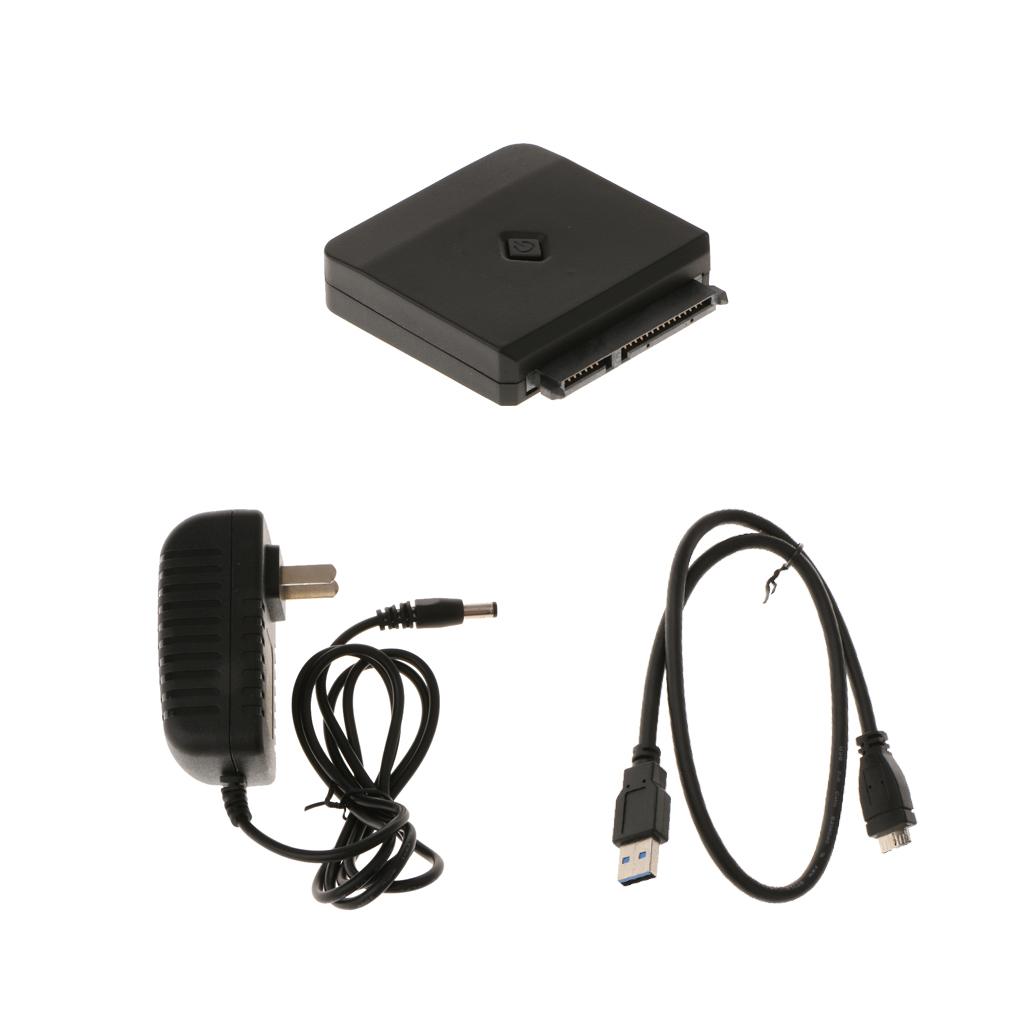 USB 3.0 SATA Hard Drive Adapter Cable for 2.5/3.5" SSD & HDD w/Power Cable