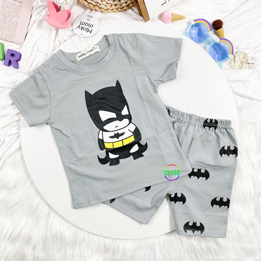 Bộ Cộc Tay Cho Bé CNN08 Đồ Bộ Thun Cotton 100% Mềm Mịn Thoáng Mát Thấm Hút Mồ Hôi