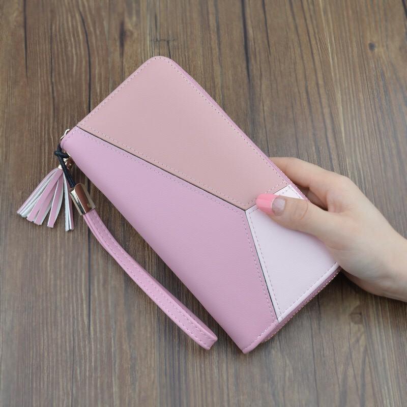 Ví da nữ đẹp mini Minoxi VN17 cầm tay nhỏ gọn giá rẻ