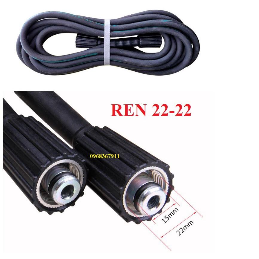 Dây máy rửa xe 10m, 15m ,20m lõi thép đen áp lực cao