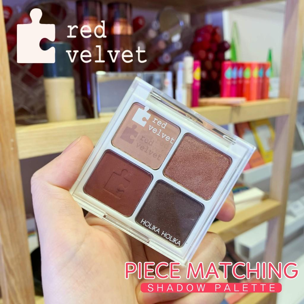 [Siêu Sale 39K] Phấn Mắt 4 Ô Holika Holika Piece Matching Shadow Palette Cận Date