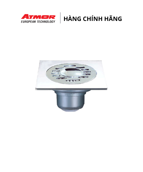 Phễu Thoát Sàn Nhà Tắm Inox Cao Cấp Một Chiều ATMOR M-8118
