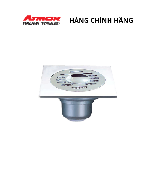 Phễu Thoát Sàn Nhà Tắm Inox Cao Cấp Một Chiều ATMOR M-8118 (HÀNG CHÍNH HÃNG)