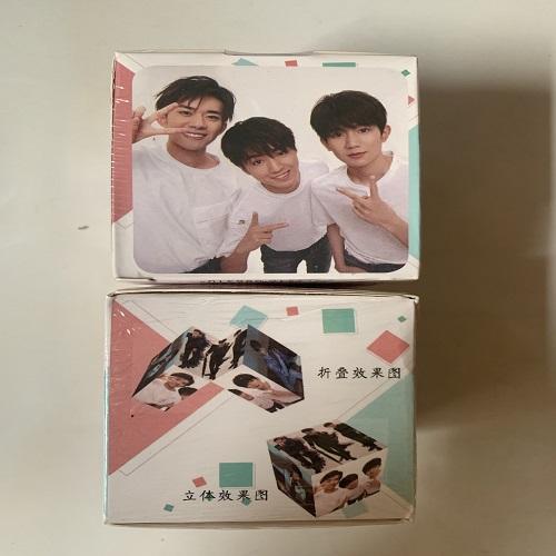 Combo phụ kiện gồm postcard,lomo,poster,rubik TFBOYS