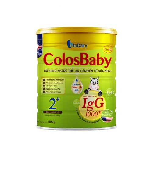 Hình ảnh Combo 5 lon Sữa non COLOSBABY GOLD 2+ (800G)