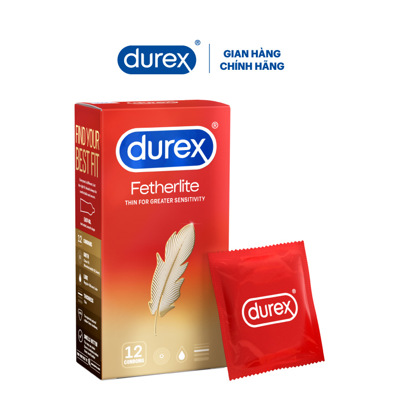 BỘ 2 HỘP BAO CAO SU DUREX FETHERLITE