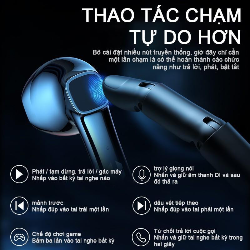 Tai nghe chơi game không dây TWS có micro chống thấm nước và chống rơi thích hợp cho Huawei Xiaomi Samsung Apple Android