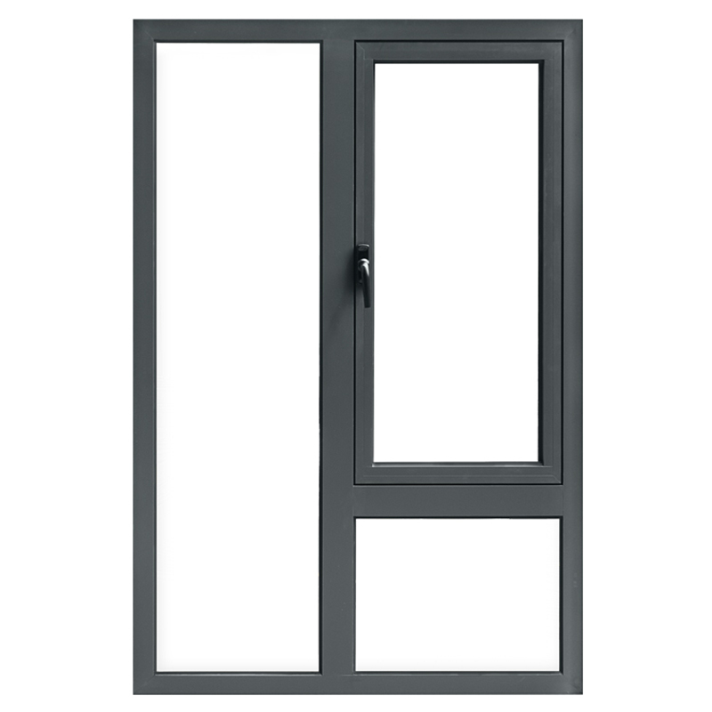 RUIGUAN Cầu gãy vương miện sắc nét 65 cửa sổ casement -1.8mm Cửa sổ ban công kín tùy chỉnh Cầu gãy Cửa sổ cách âm hợp kim nhôm