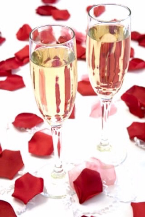 Cánh hoa hồng trang trí Valentine set vlt08