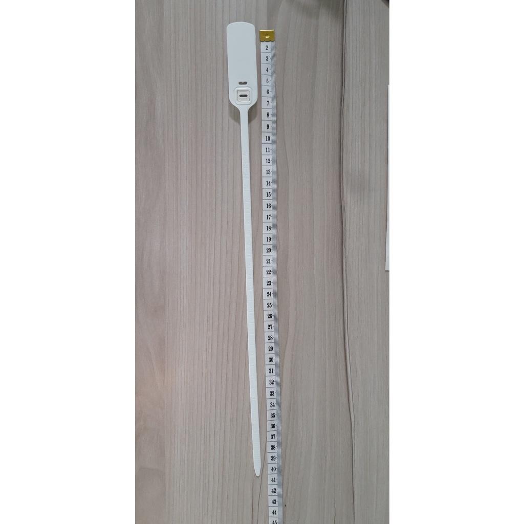 ASD011YL- Set 100 dây niêm phong dẹp khóa kim loại dài 40cm