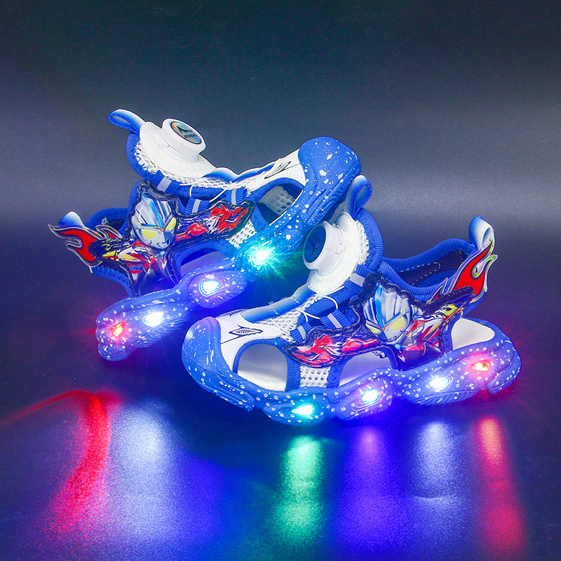 Giày Sandal quai hậu có đèn cho bé, giày thể thao siêu nhẹ, êm nhẹ chống trơn  – GSD9150