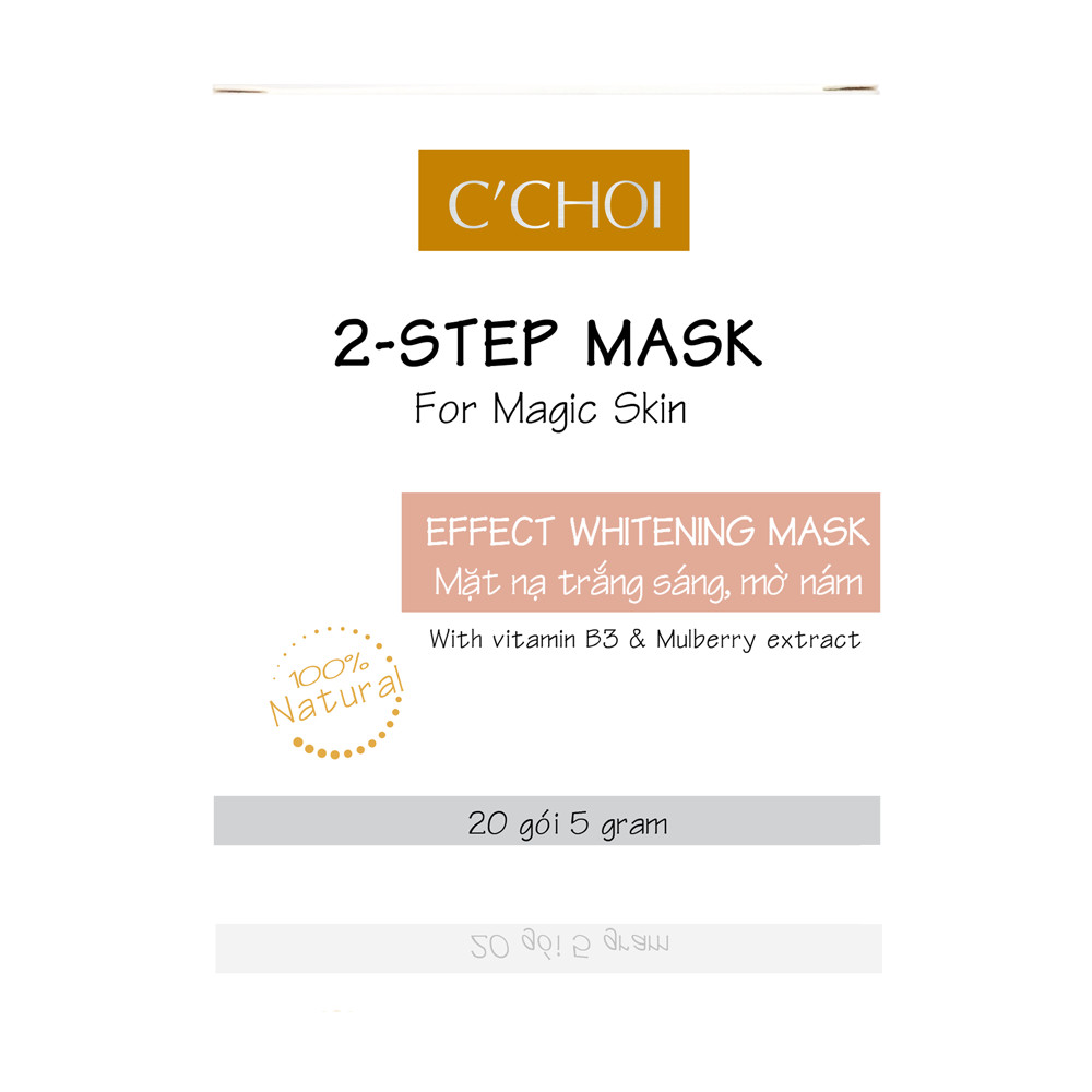 Mặt Nạ Trắng Sáng, Mờ Nám - 2-Step Mask