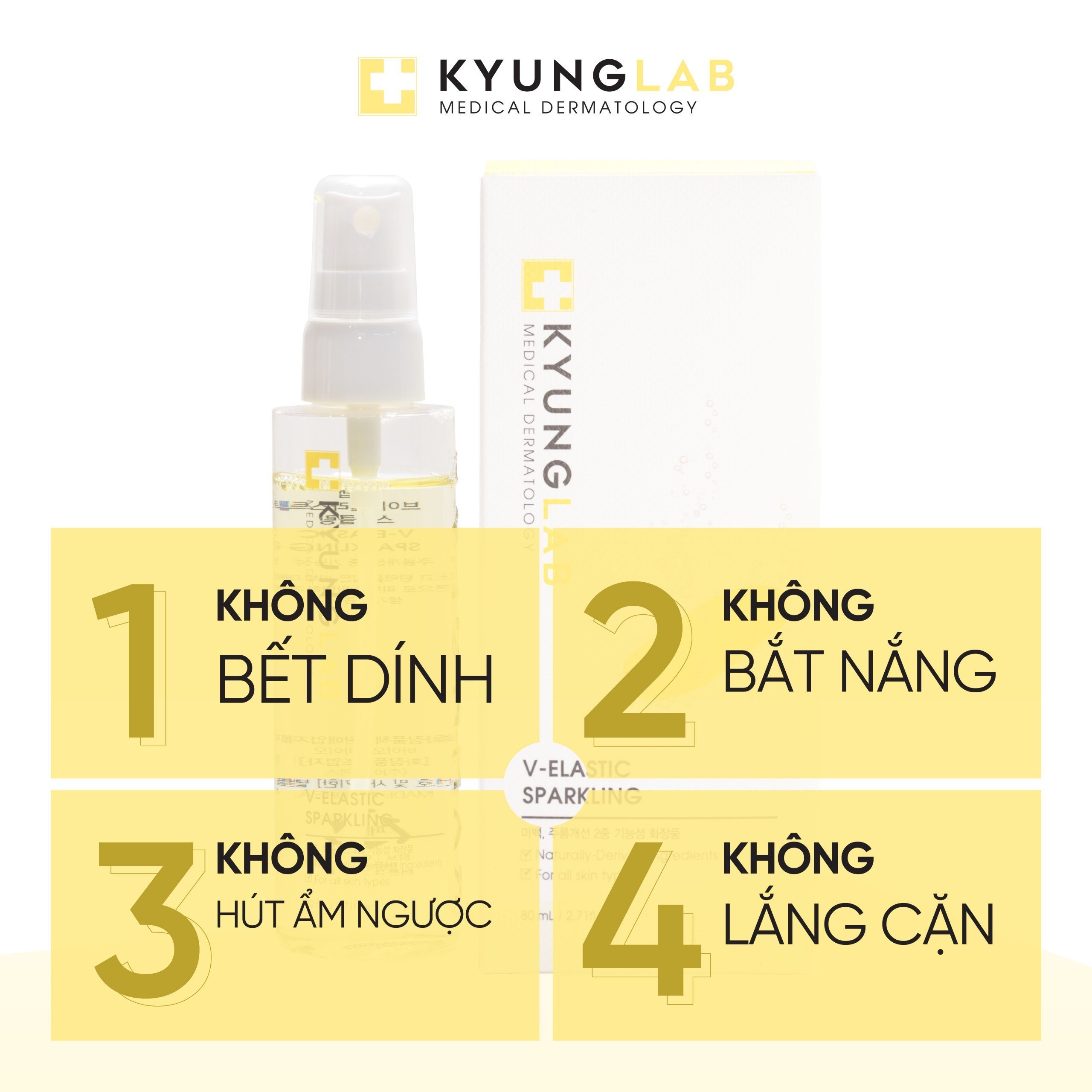 Xịt căng bóng dưỡng sáng da Kyunglab 80ML