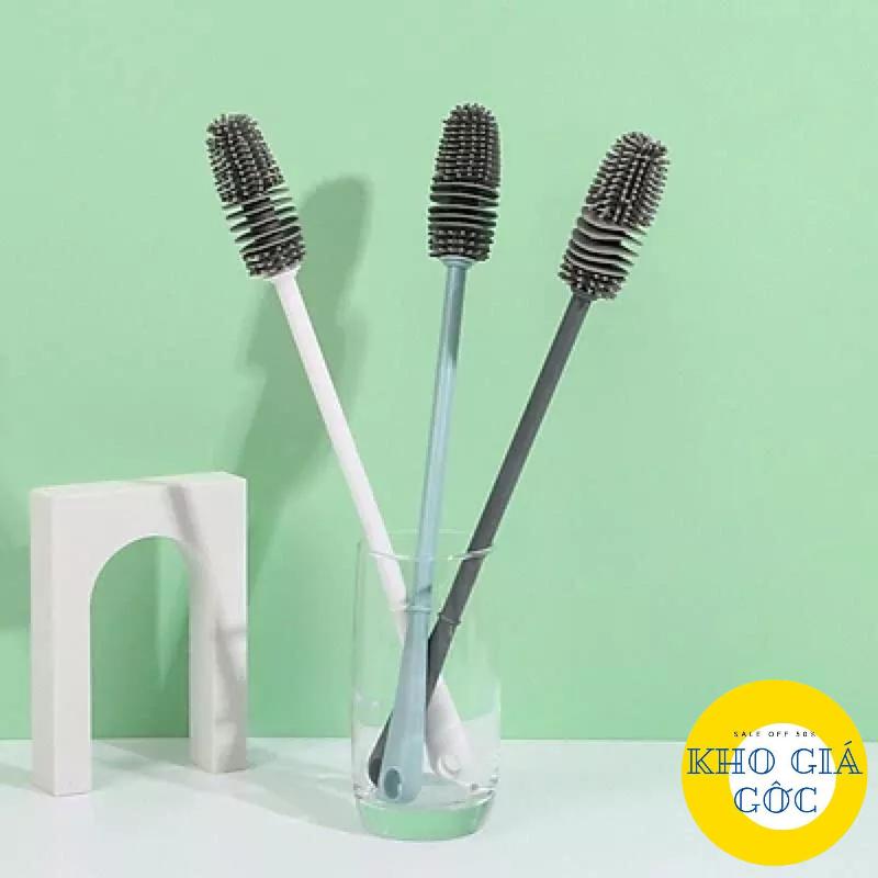 Cây cọ rửa cốc, chai lọ đa năng silicon KHOGIAGOC