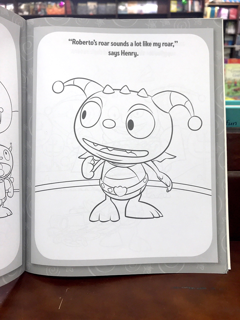 Disney Junior Henry Hugglemonster Huggletastic Colouring