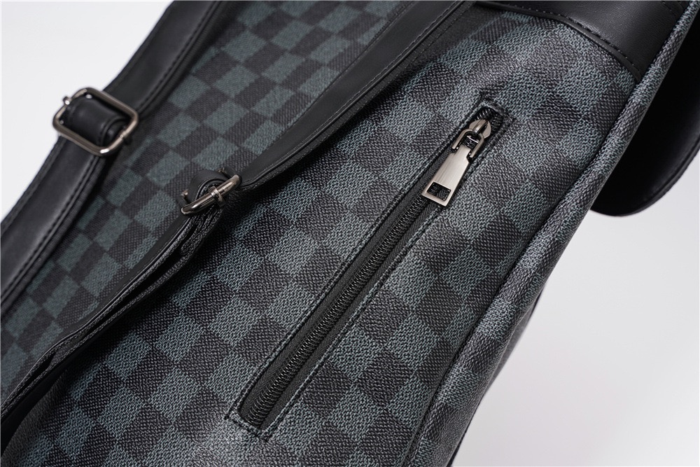 Large-capacity plaid backpack multi-function computer backpack