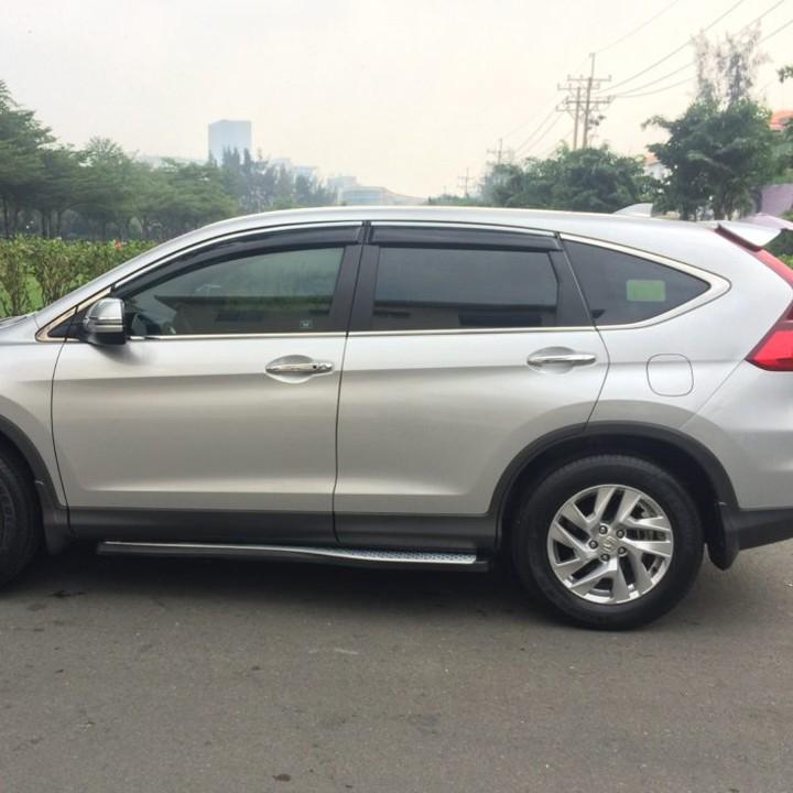 Bộ vè che mưa Honda CR-V, CRV 2012-2016 chỉ mạ Crom cao cấp