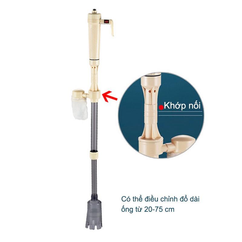 Máy Hút Vệ Sinh Đáy Hồ Cá và Lọc Cầm Tay Sử Dụng Pin