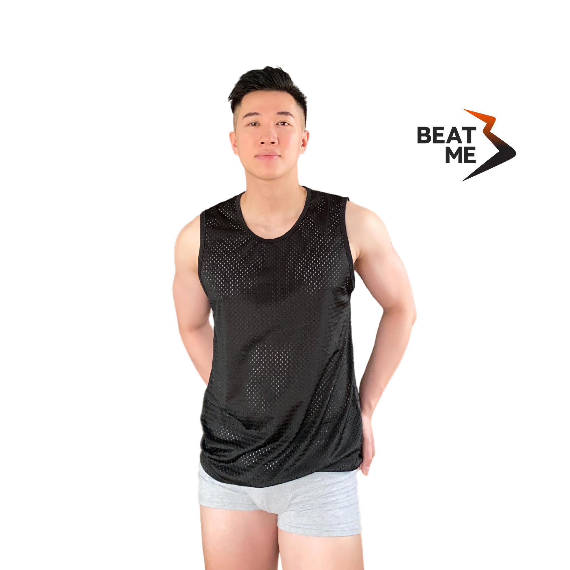 Combo 3 Áo Tank Top Thể Thao Tập Gym Mặc Nhà Beatme Form Thoải Mái Vải Lưới Siêu Thoáng Mát Mau Khô Hút Mồ Hôi Mùa Hè