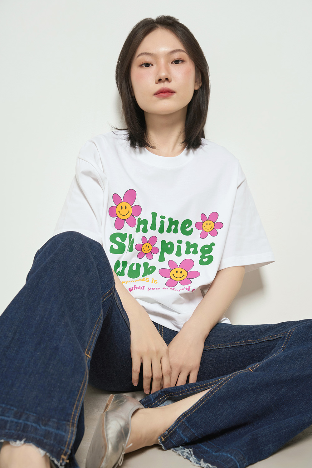 DOTTIE - Áo Thun In Chữ - Freesize - T0391