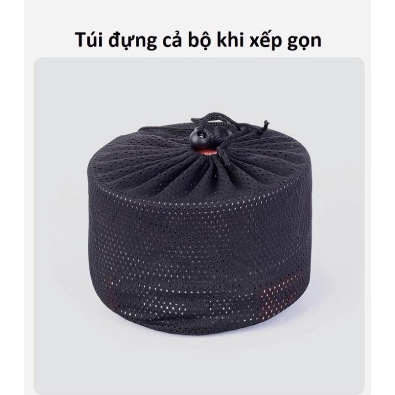 Bộ nồi nấu ăn dã ngoại BSWOLF-SK066-B3 Chất liệu hợp kim nhôm, gọn nhẹ tiện dụng. Chống dính. An toàn với thực phẩm