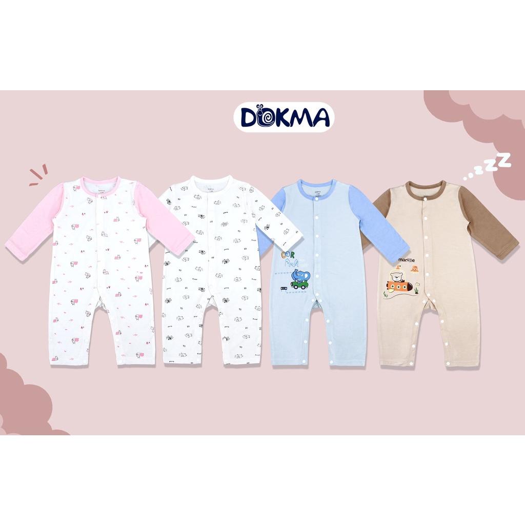 DB845 Bộ body cài giữa dài tay DOKMA (3-9M)