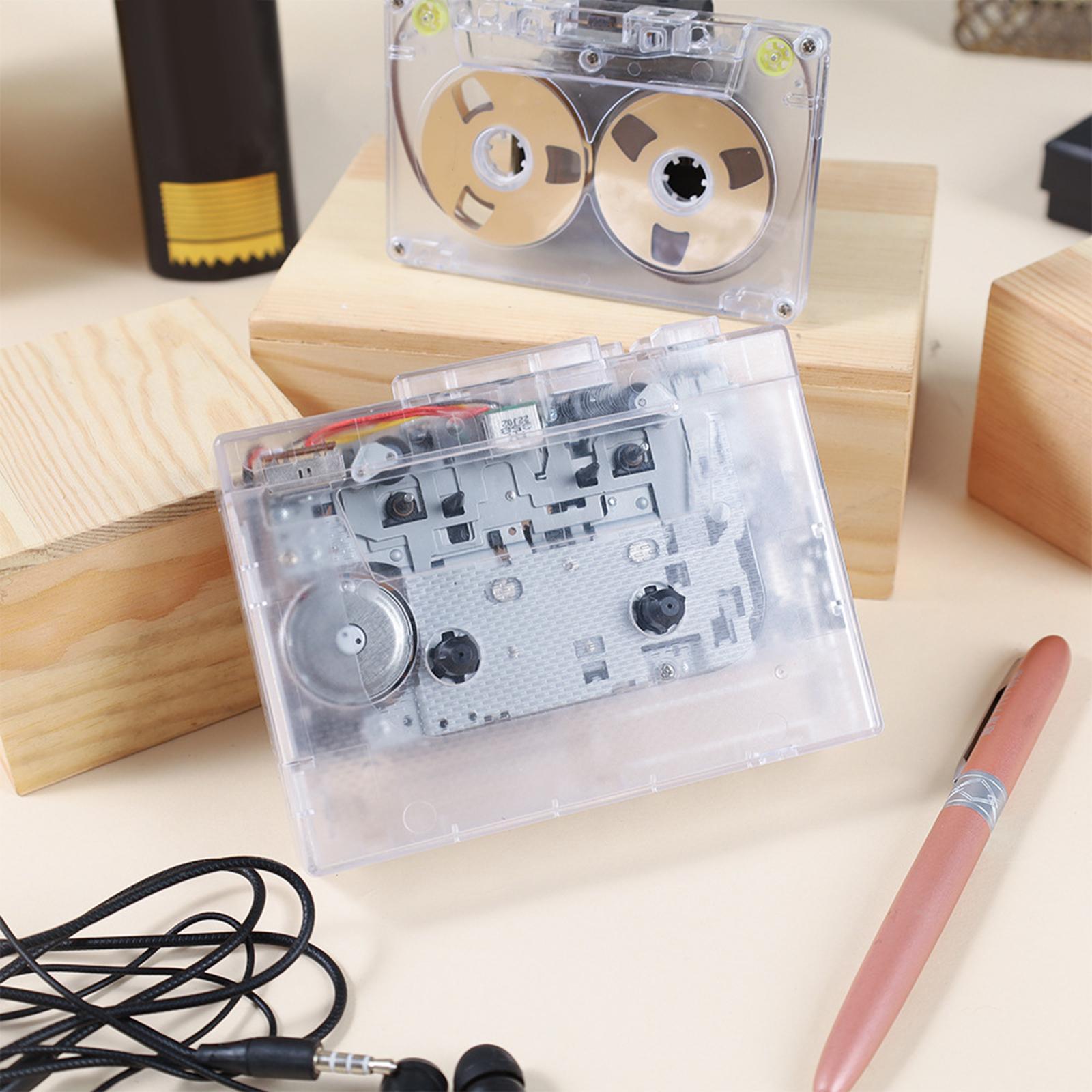 Portable Cassette Player Retro USB Cassette to MP3 Converter Plug and Play