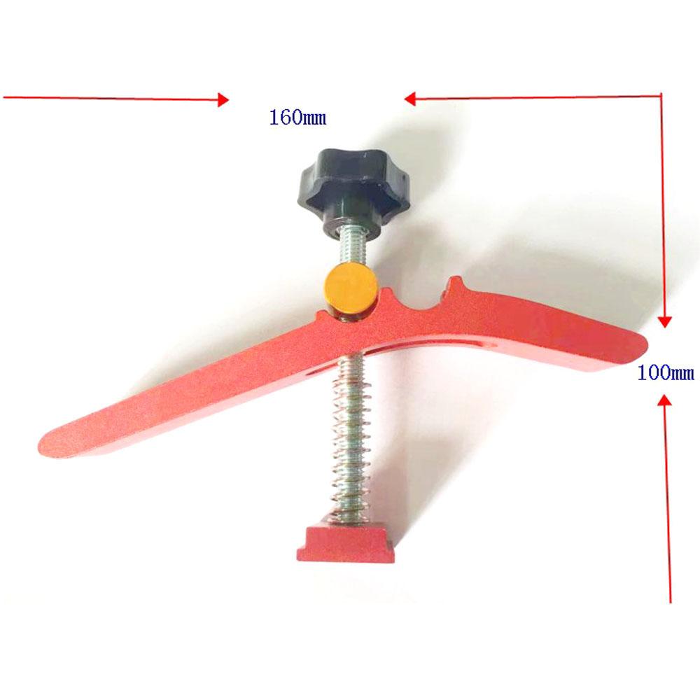 Aluminum Alloy Quick Acting Hold Down Clamp T-slot T-track Clamp Set Woodworking Tools