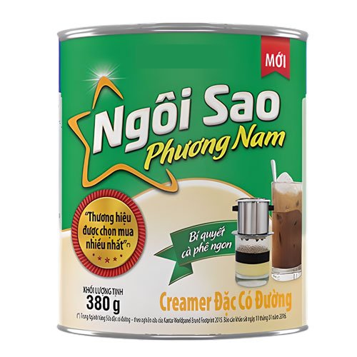 Sữa đặc có đường Ngôi Sao Phương Nam - Lon 380g