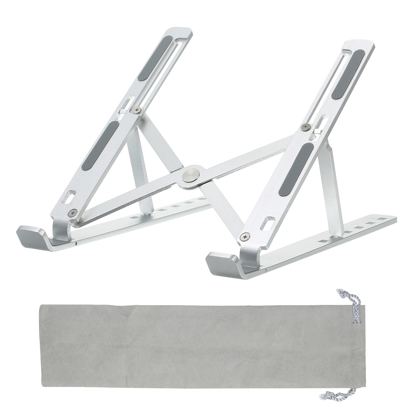 Đế Máy Tính Xách Tay Riser 6 Tầng Có Thể Gập Lại Hợp Kim Nhôm Có Chân Đế Thông Gió