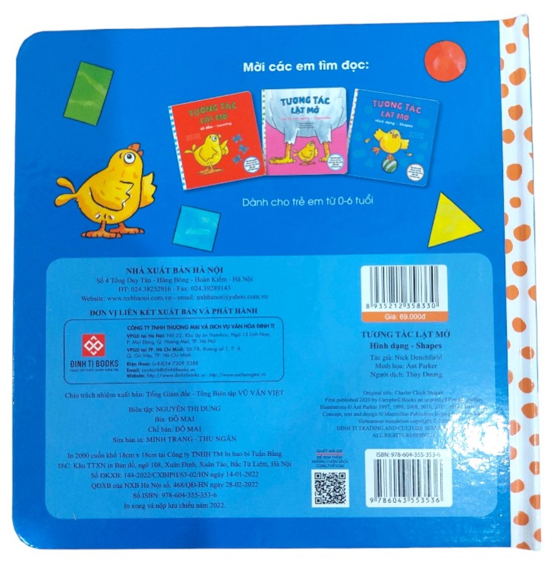 Tương tác lật mở - Hình dạng - Shapes