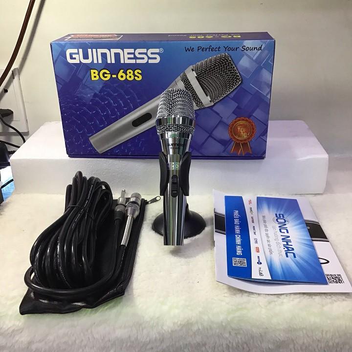 MICROPHONE GUINNESS BG68S - Hàng chính hãng.