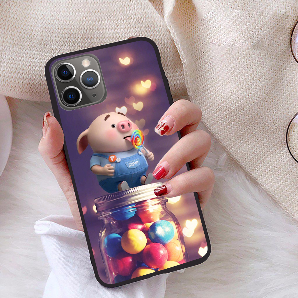 Ốp lưng dành cho iPhone 11 Pro viền dẻo TPU Bộ Sưu Tập Lợn Tết - Hàng chính hãng